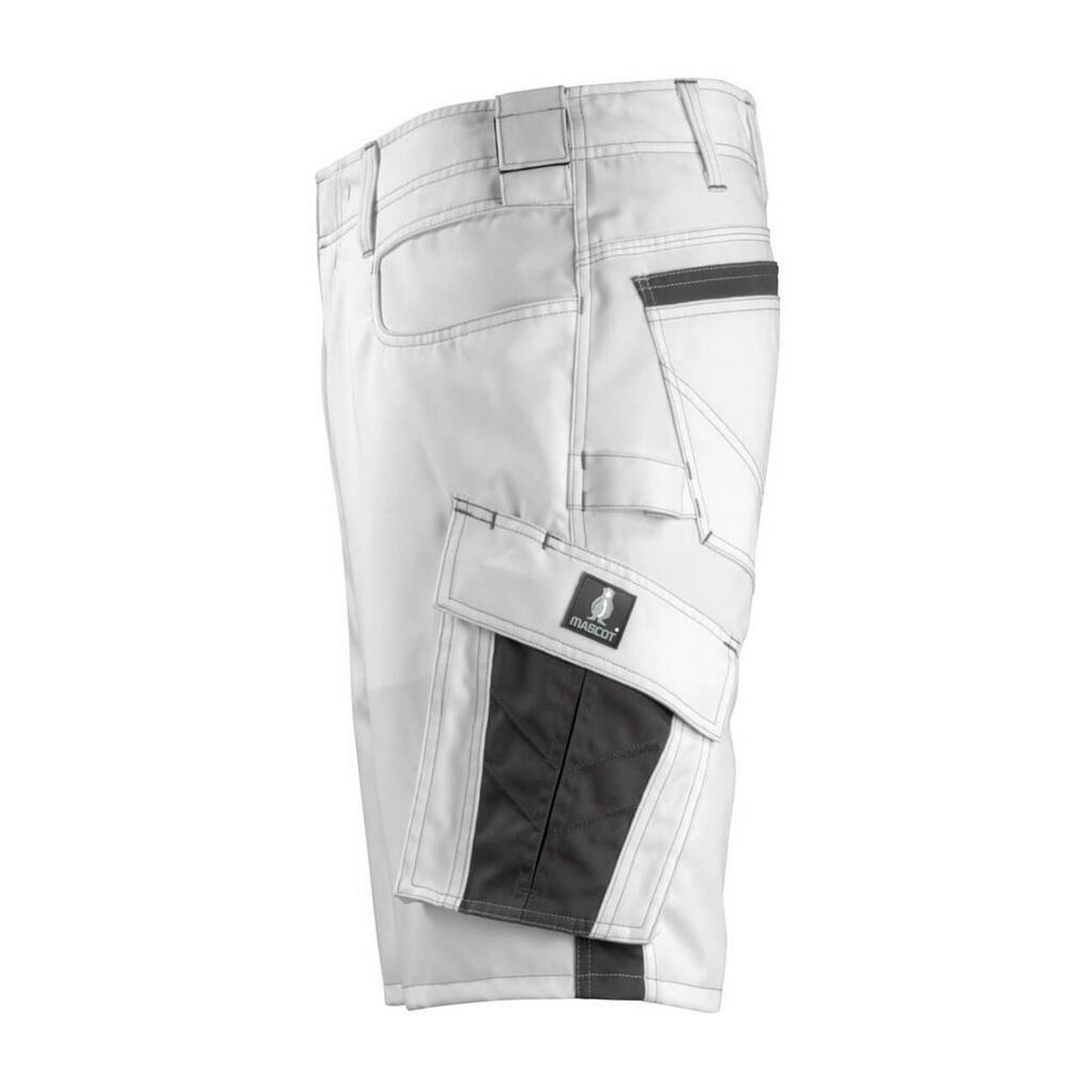White-Dark Anthracite - Lifestyle - Mascot Mens Unique Stuttgart Work Shorts