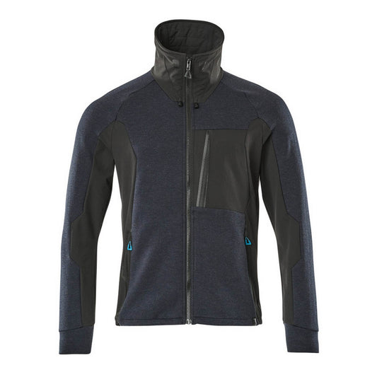 Dark Navy-Black - Front - Mascot Mens Advanced Full Zip Jacket