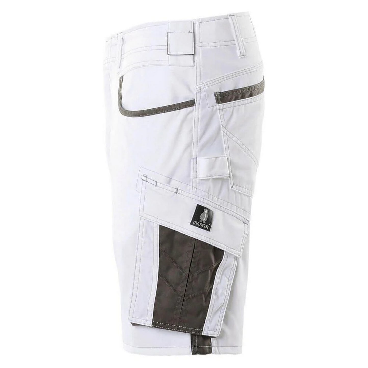 White-Dark Anthracite - Lifestyle - Mascot Mens Unique Work Shorts