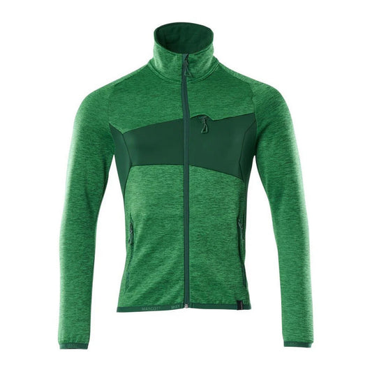 Grass Green-Green - Front - Mascot Mens Accelerate Fleece Jacket