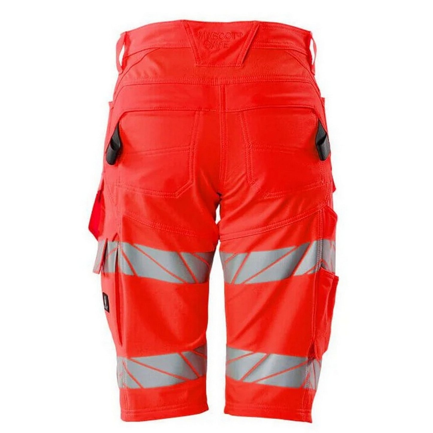 Hi Vis Red - Back - Mascot Mens Accelerate Safe Work Shorts