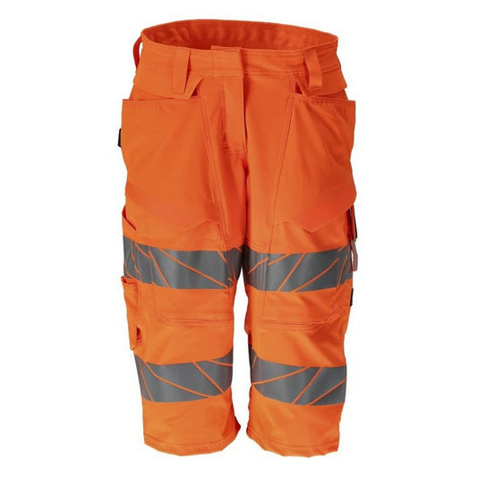 Hi Vis Orange - Front - Mascot Mens Accelerate Safe Work Shorts