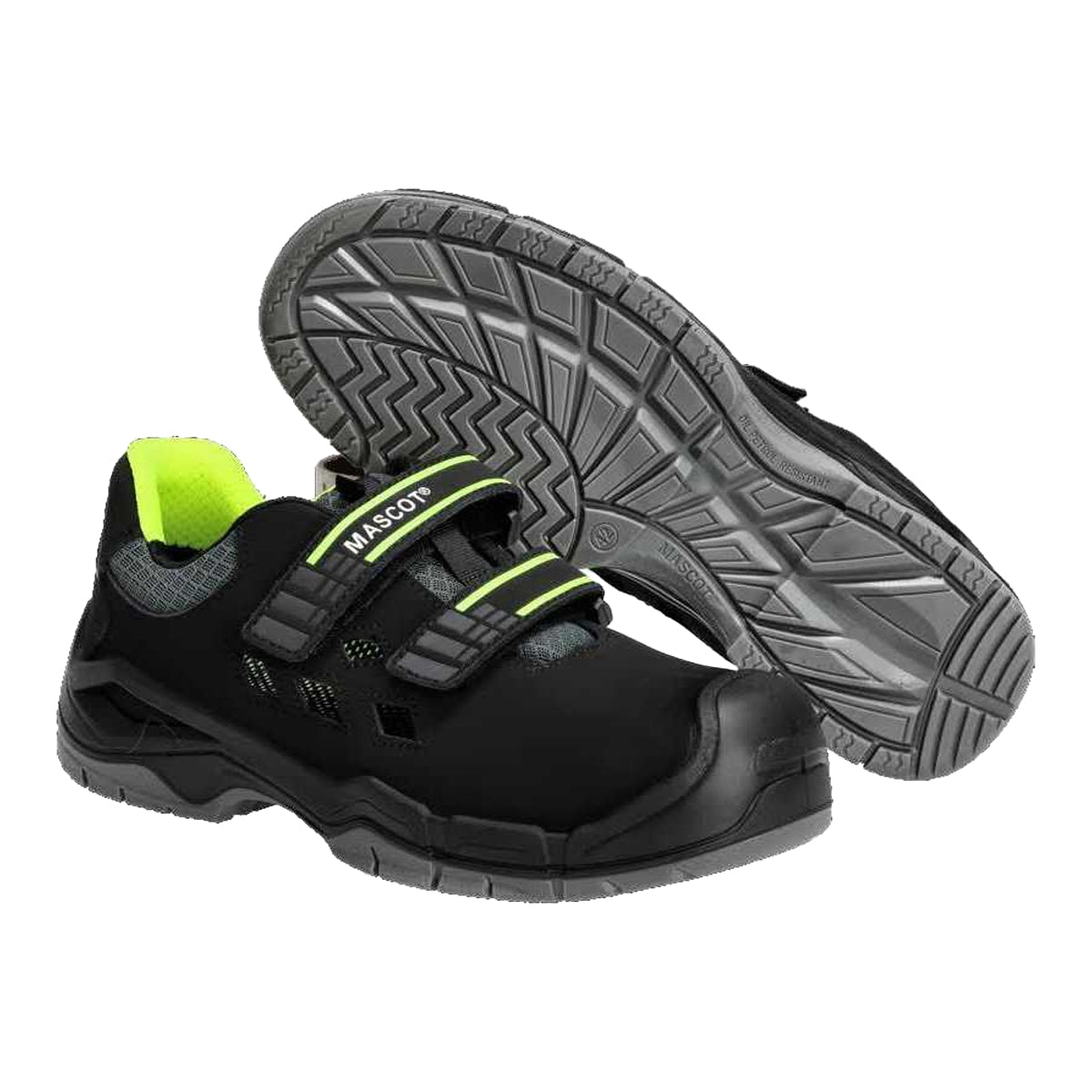 Black - Lifestyle - Mascot Womens-Ladies Footwear Fit Alpamayo Leather Safety Sandals