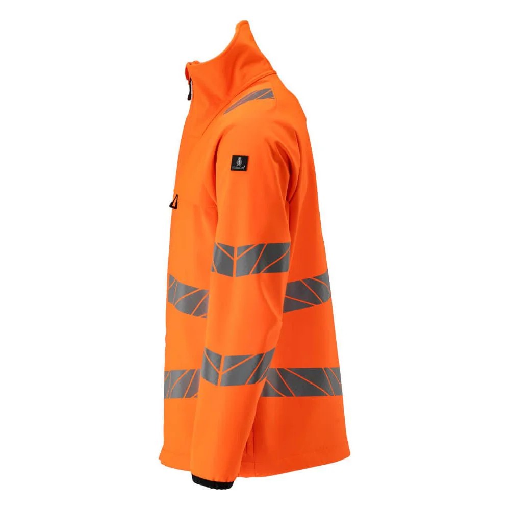 Hi Vis Orange - Side - Mascot Mens Accelerate Safe Hi-Vis Jacket