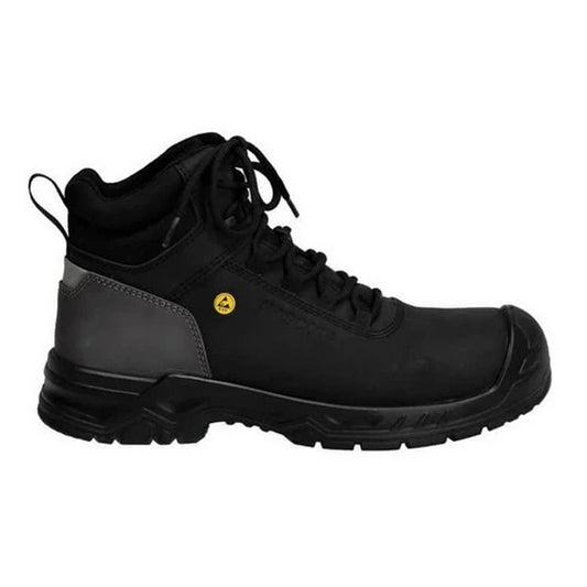 Black - Front - Mascot Unisex Adult Footwear Classic Safety Boots