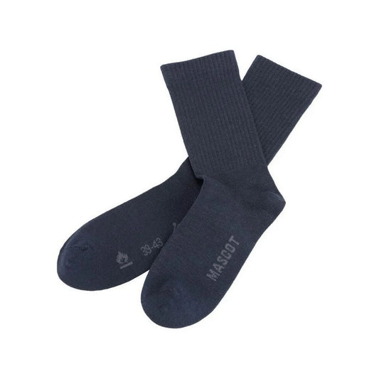 Dark Navy - Front - Mascot Mens Complete Socks (Pack of 3)