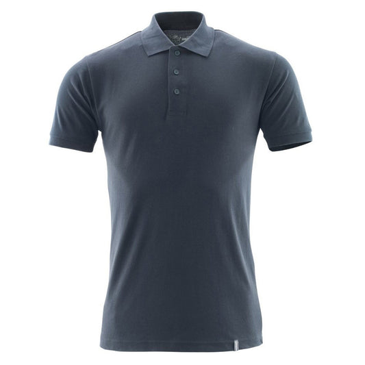 Dark Navy - Front - Mascot Mens Crossover Plain Polo Shirt