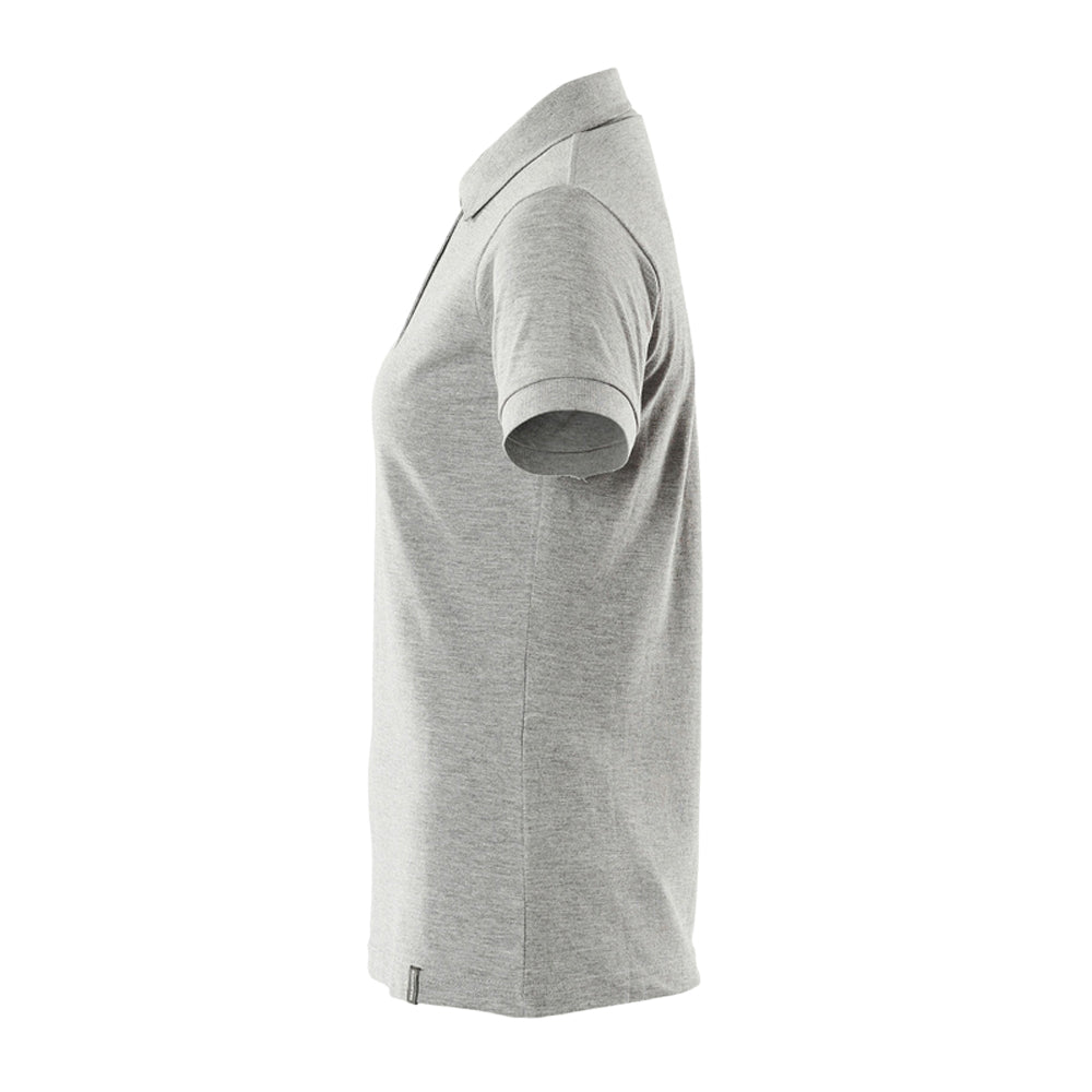 Grey - Lifestyle - Mascot Womens-Ladies Crossover Plain Polo Shirt