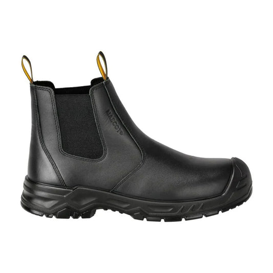 Black - Front - Mascot Mens Footwear Originals Leather Safety Boots
