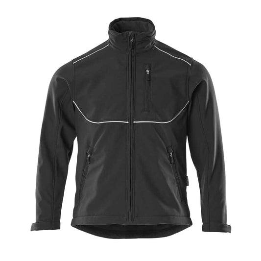 Black - Front - Mascot Mens Tampa Industry Soft Shell Jacket