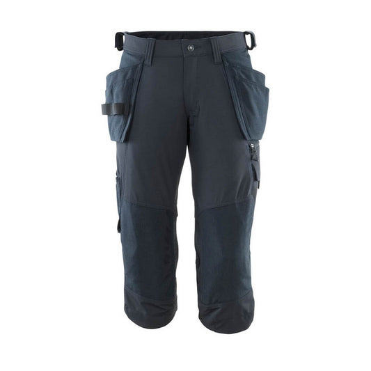 Dark Navy - Front - Mascot Mens Accelerate 3-4 Length Work Trousers