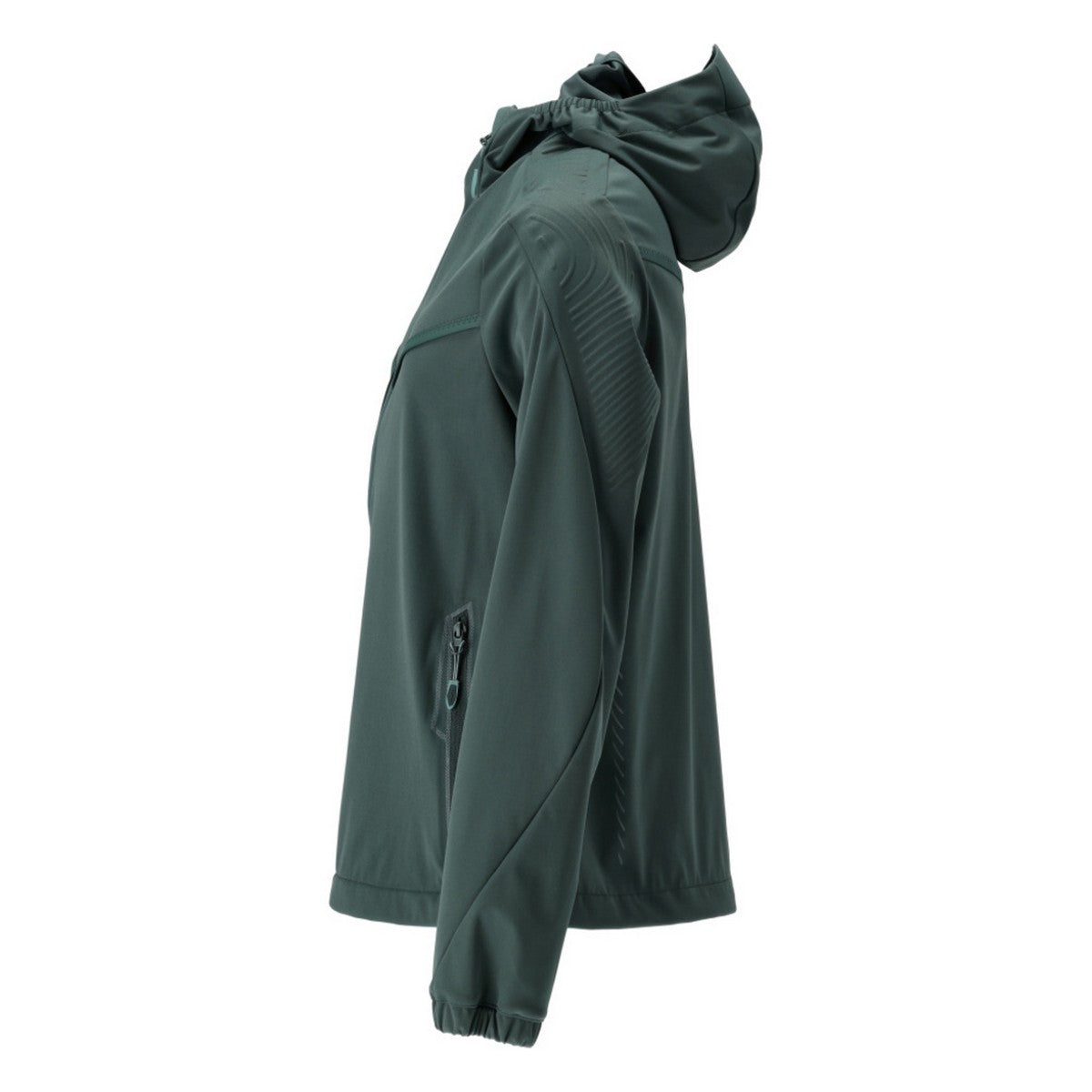 Forest Green - Lifestyle - Mascot Womens-Ladies Customised Stretch Hooded Jacket