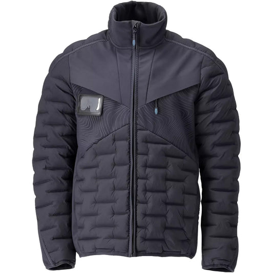 Dark Navy - Front - Mascot Mens Customised Quilted Jacket