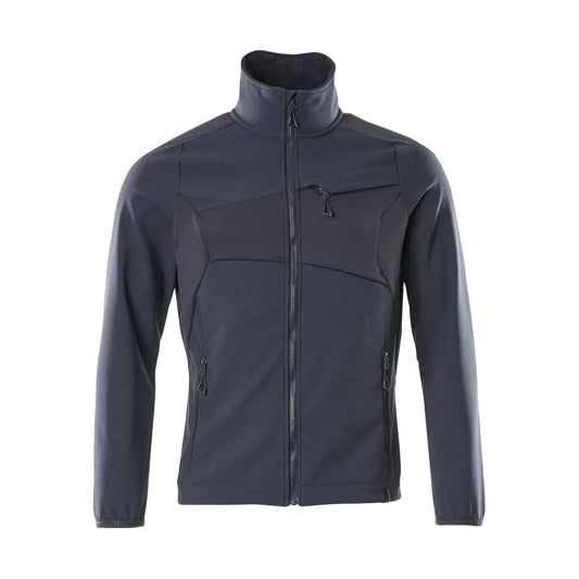 Dark Navy - Front - Mascot Mens Accelerate Soft Shell Jacket
