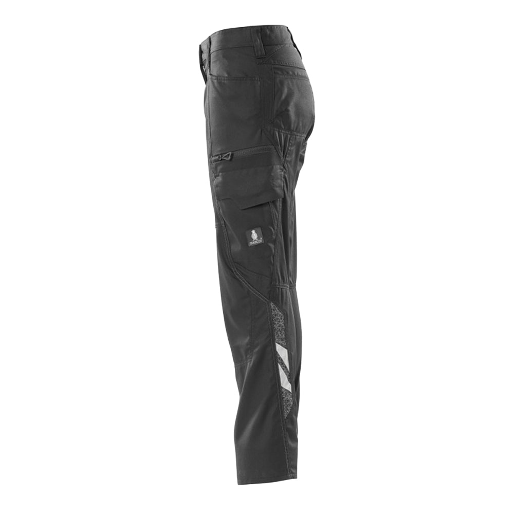 Black - Lifestyle - Mascot Womens-Ladies Accelerate Cargo Pocket Work Trousers