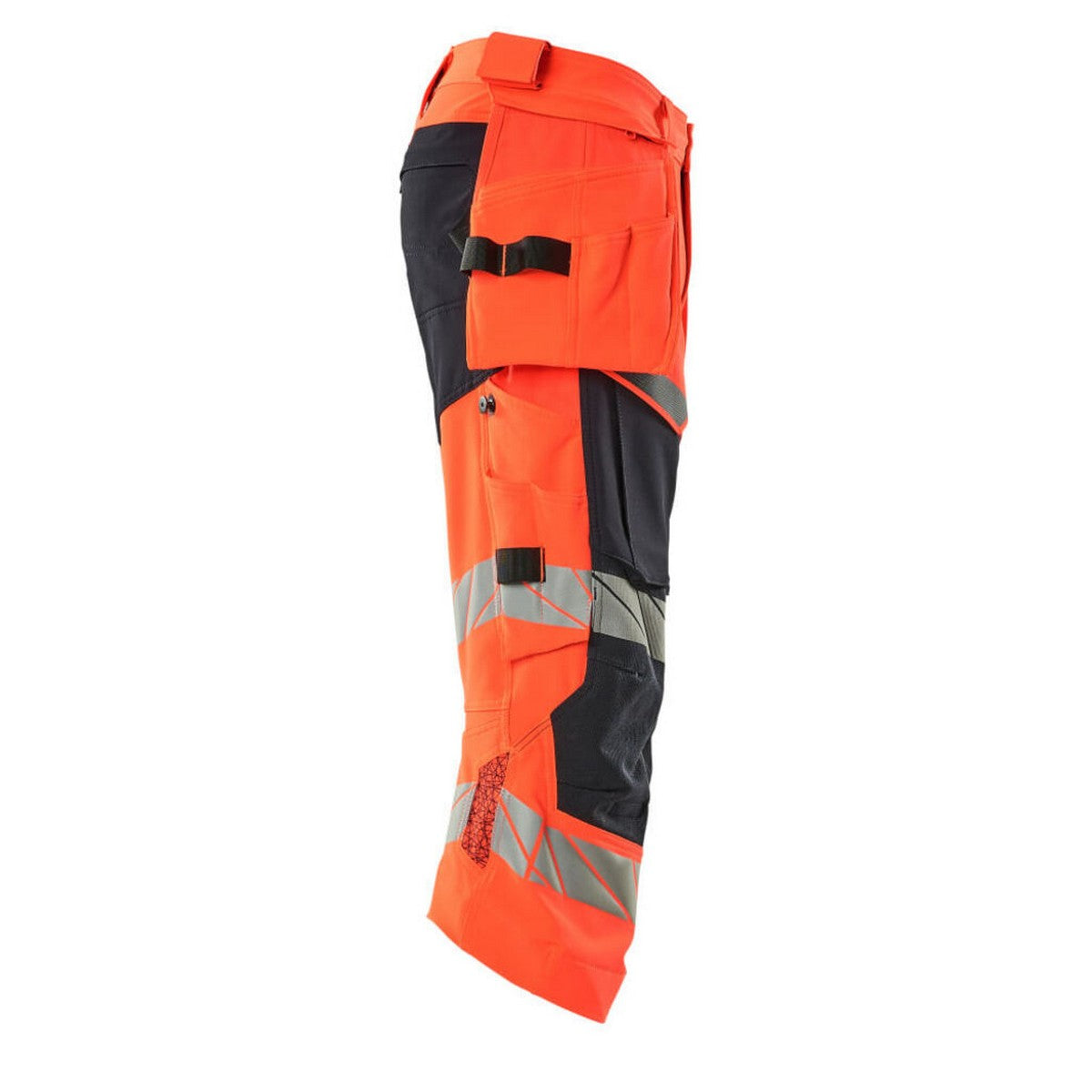 Hi Vis Red-Dark Navy - Lifestyle - Mascot Mens Accelerate Safe High-Vis Trousers