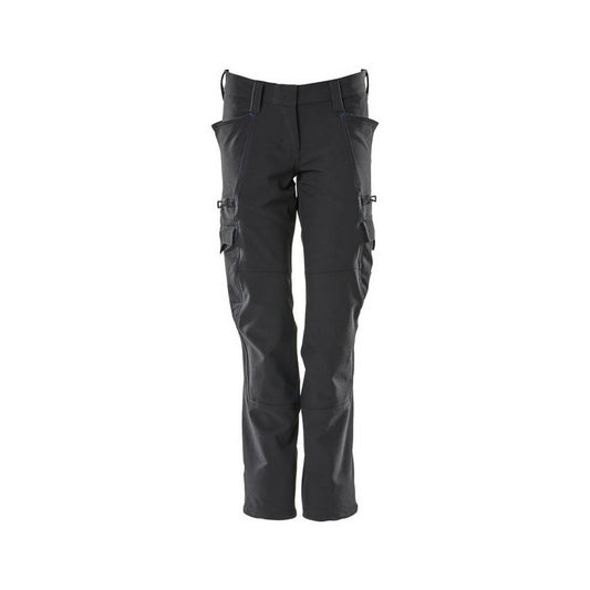 Dark Navy - Front - Mascot Womens-Ladies Accelerate Cargo Pocket Trousers