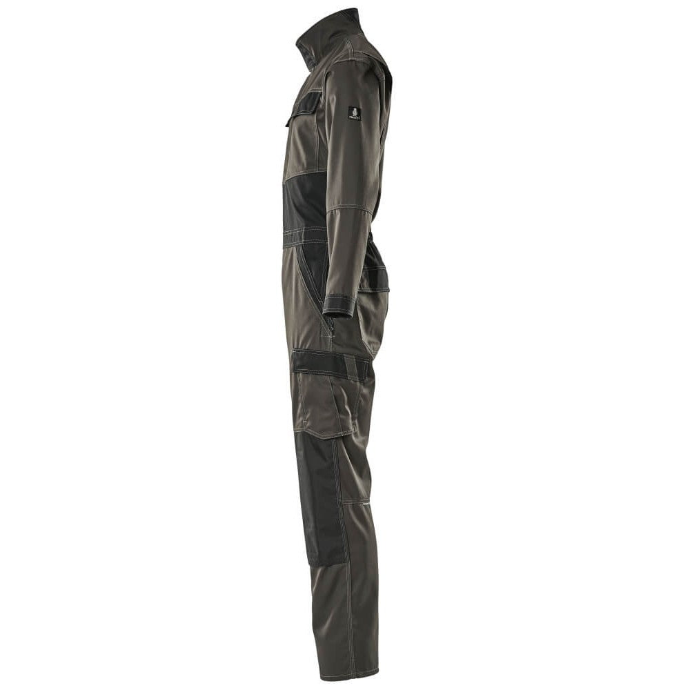 Dark Anthracite-Black - Lifestyle - Mascot Mens Wallan Light Knee Pad Pockets Boiler Suit
