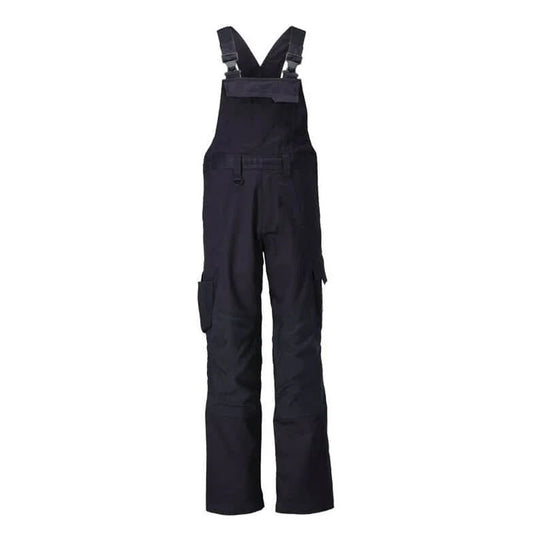 Dark Navy - Front - Mascot Mens Accelerate Knee Pad Pockets Bib And Brace Overall