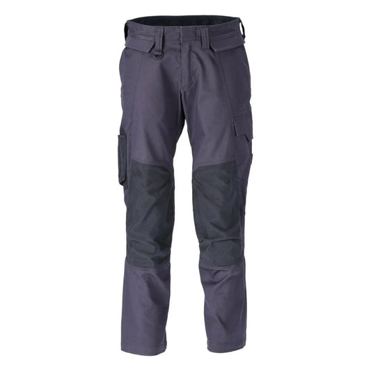 Dark Navy - Front - Mascot Mens Accelerate Knee Pad Pockets Work Trousers