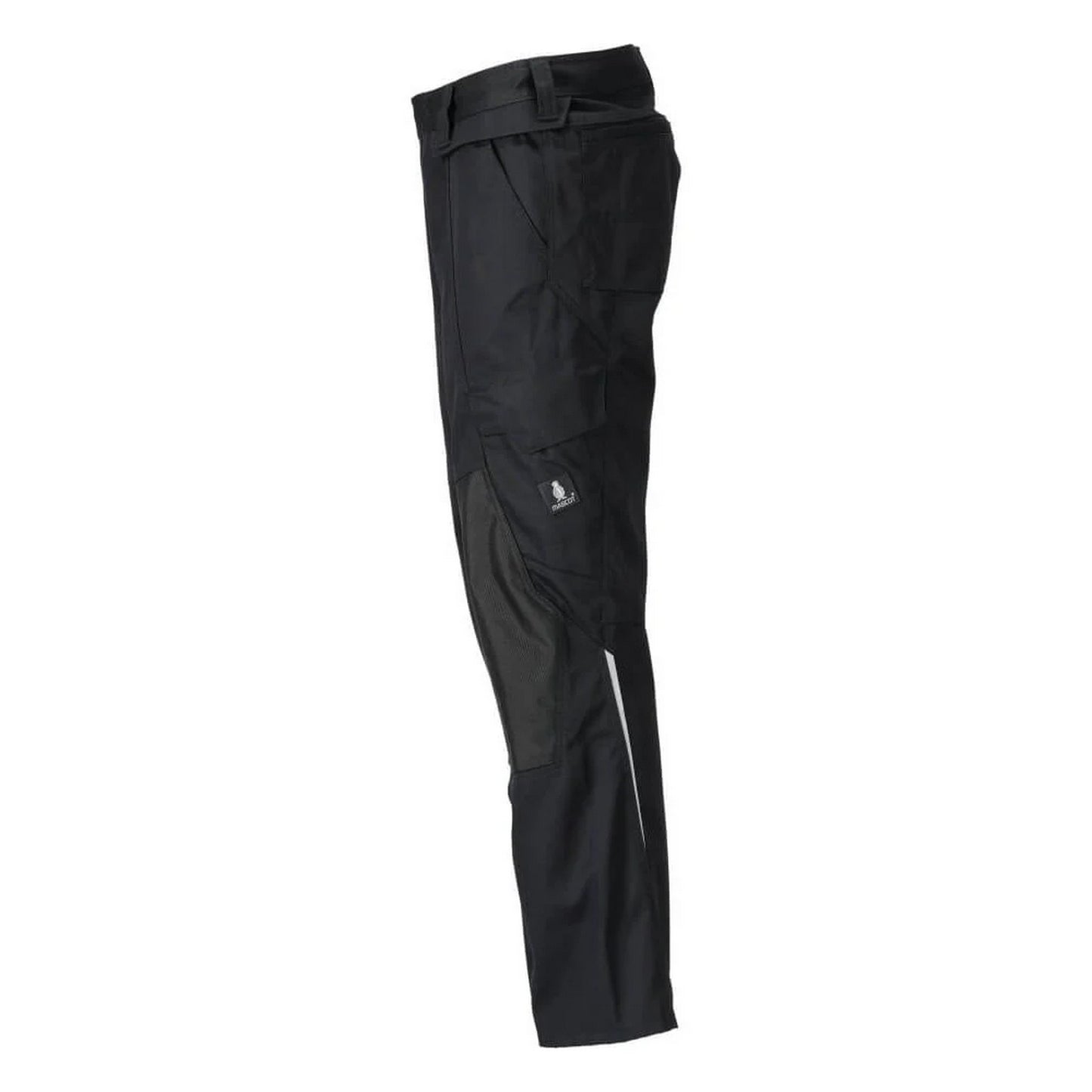 Black - Side - Mascot Mens Accelerate Knee Pad Pockets Trousers