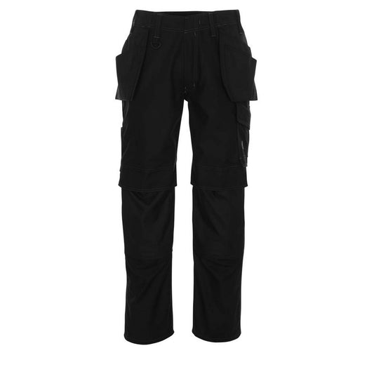 Black - Front - Mascot Mens Industry Holster Pocket Work Trousers
