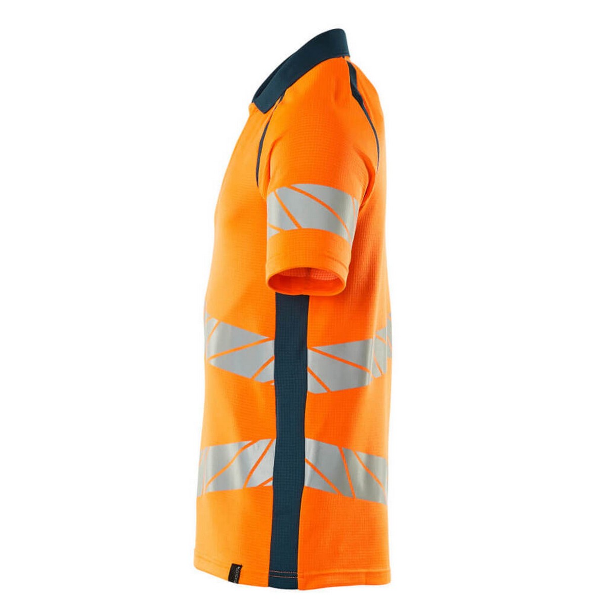 Hi Vis Orange-Dark Petroleum - Lifestyle - Mascot Mens Accelerate Safe Hi-Vis Polo Shirt