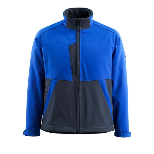 Royal Blue-Dark Navy - Front - Mascot Mens Finley Light Soft Shell Jacket