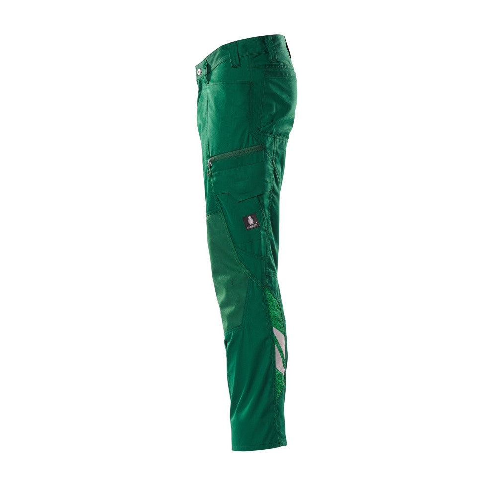 Green - Lifestyle - Mascot Mens Accelerate Knee Pad Pockets Trousers