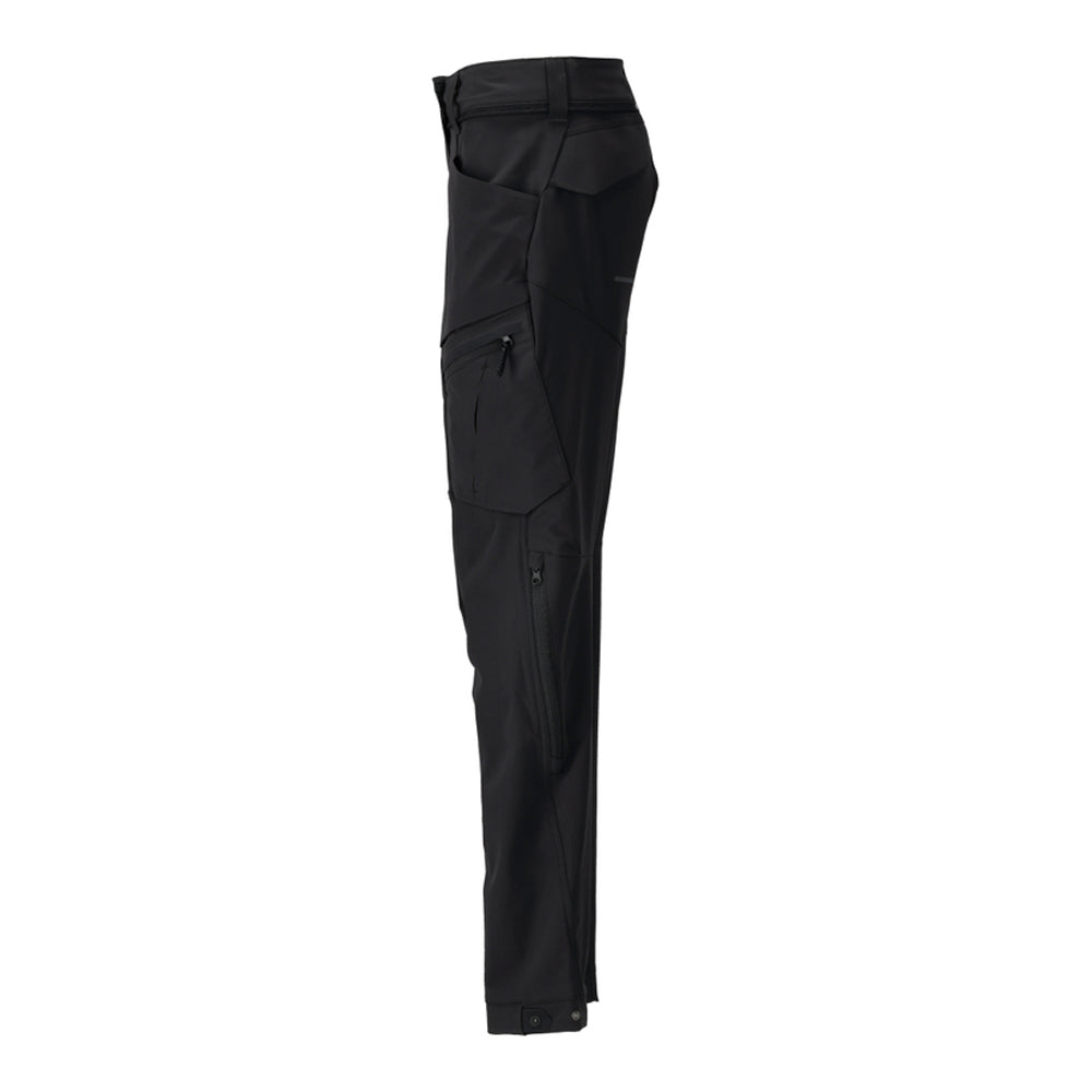 Black - Lifestyle - Mascot Womens-Ladies Customised 4 Way Stretch Fitted Work Trousers