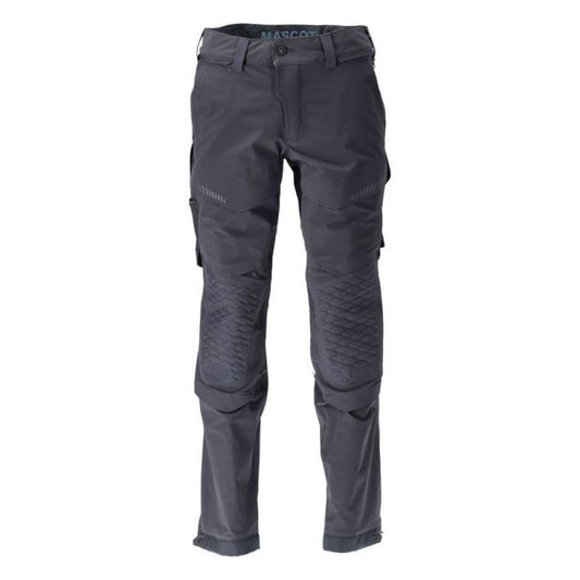 Dark Navy - Front - Mascot Mens Customised Knee Pad Pockets Short Work Trousers