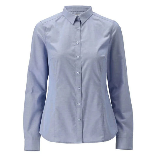 Light Blue - Front - Mascot Womens-Ladies Frontline Oxford Shirt