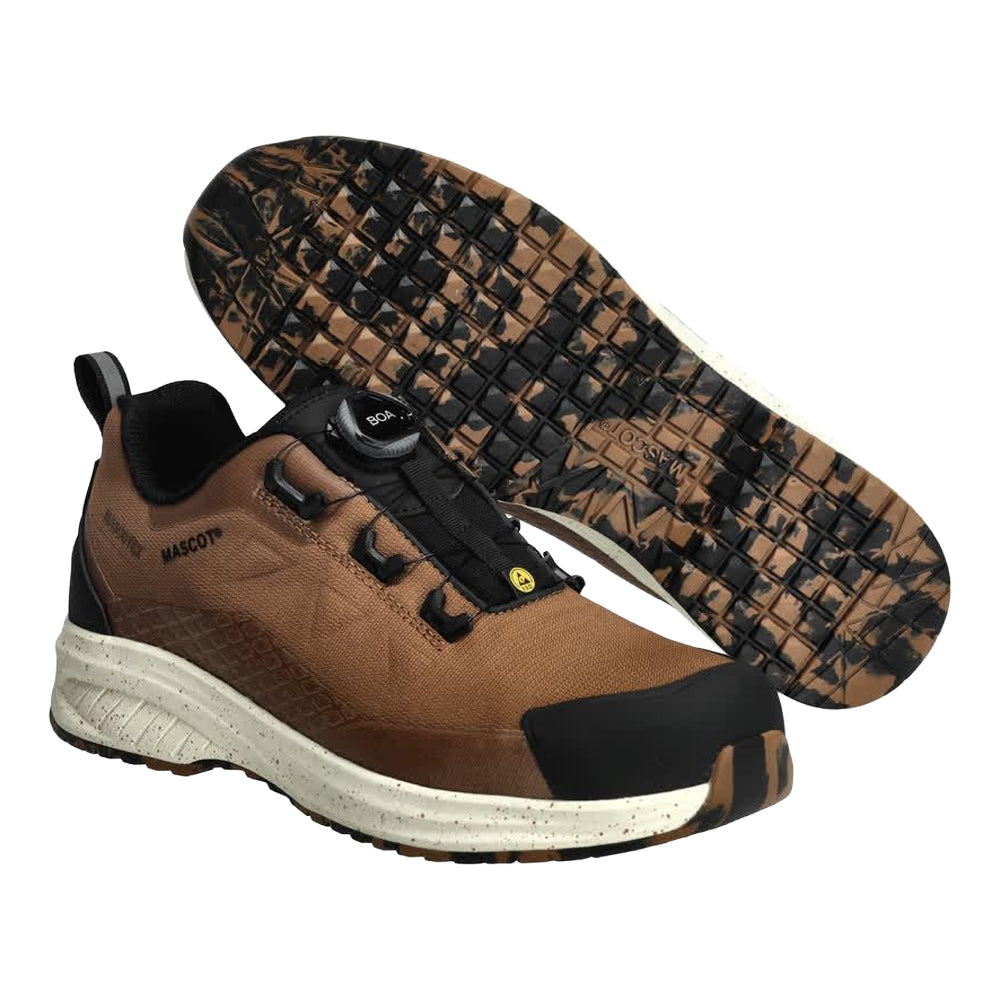 Nut Brown - Back - Mascot Womens-Ladies Footwear Customized Safety Shoes