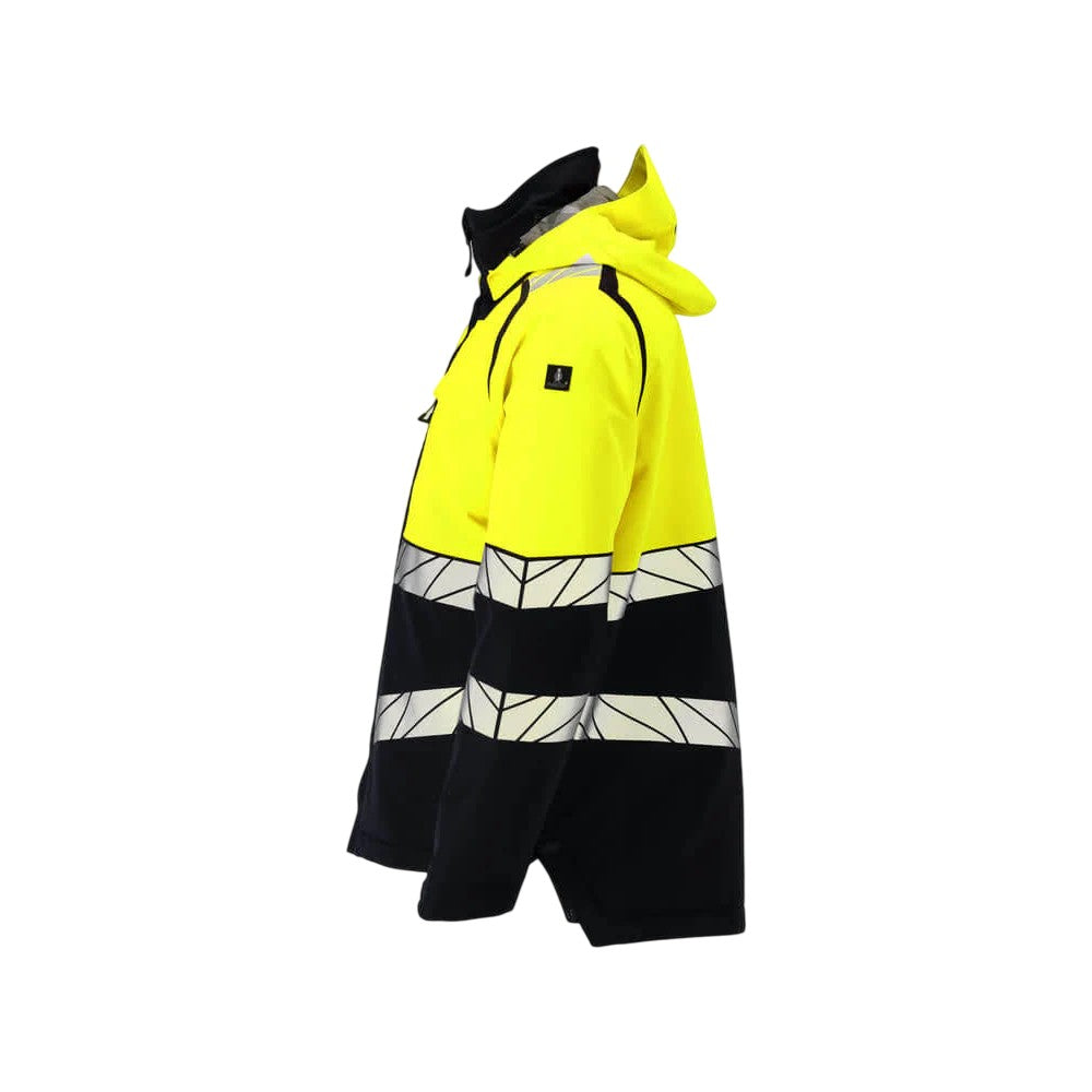 Black-Yellow - Side - Mascot Mens Accelerate Safe Outer Shell Jacket