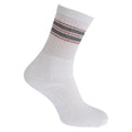 White - Pack Shot - Mens Assorted Emblem Sport Socks (5 Pairs)