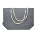Grey - Side - MidOcean Feltsea RPET Felt Beach Shopper Bag