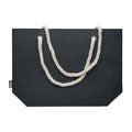 Stone Grey - Side - MidOcean Feltsea RPET Felt Beach Shopper Bag
