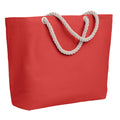Red - Back - MidOcean Menorca Beach Shopper Bag