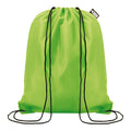 Lime - Front - MidOcean Shooppet RPET 190T Drawstring Bag