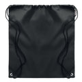 Black - Back - MidOcean Shooppet RPET 190T Drawstring Bag