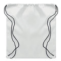 White - Back - MidOcean Shooppet RPET 190T Drawstring Bag