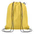 Yellow - Front - MidOcean Shooppet RPET 190T Drawstring Bag
