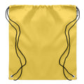 Yellow - Back - MidOcean Shooppet RPET 190T Drawstring Bag