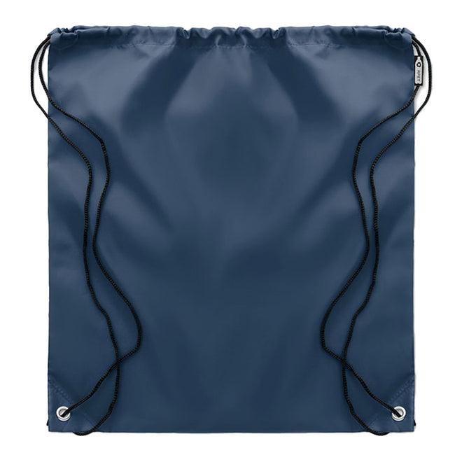 French Navy - Back - MidOcean Shooppet RPET 190T Drawstring Bag