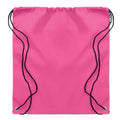 Fuchsia - Back - MidOcean Shooppet RPET 190T Drawstring Bag