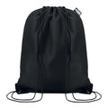 Black - Front - MidOcean Shooppet RPET 190T Drawstring Bag