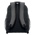 Stone Grey - Back - MidOcean Puter - Topper Plain RPET Laptop Backpack