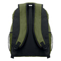 Army Green - Back - MidOcean Puter - Topper Plain RPET Laptop Backpack