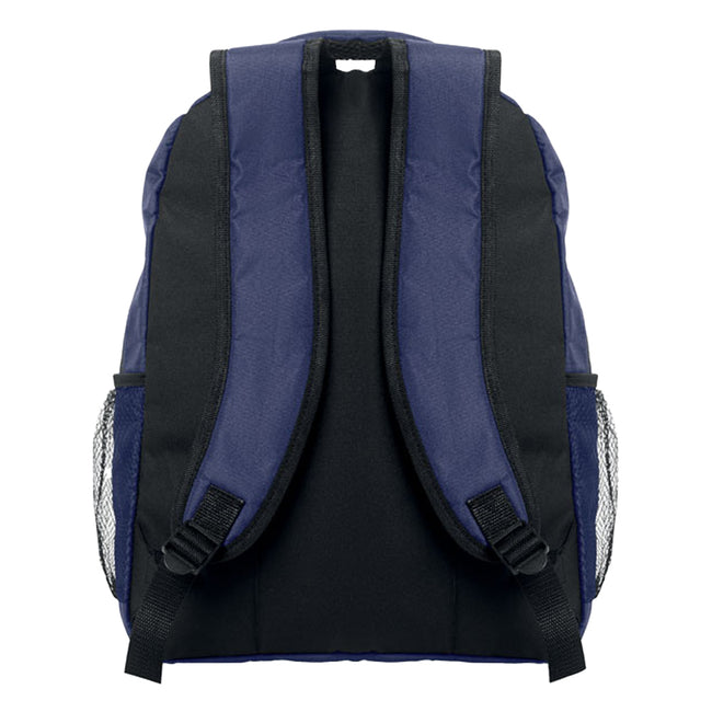 Blue - Back - MidOcean Puter - Topper Plain RPET Laptop Backpack