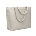 Grey - Front - MidOcean Mare Cord Shopper Bag